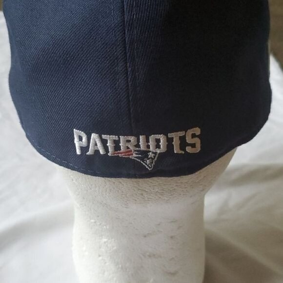 New Era NFL Superbowl Patroits Embellished & Embroidered Sz 7 3/8 Fitted Cap - Picture 4 of 13